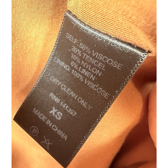 ASTR The Label Allegra Oversized Double Breasted Blazer Suit Jacket XS Orange - Picture 12 of 13